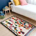Colorful Berber rug 102 x 166 cm - No. 2344