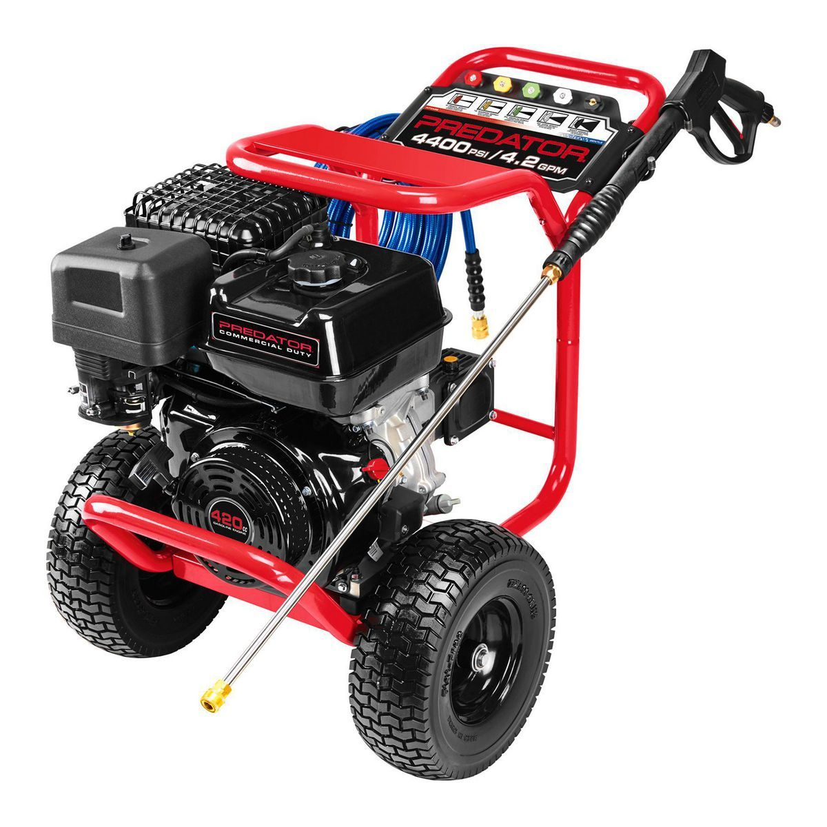 khriz-product-36-image-1 Predator 4400 PSI, 4.2 GPM, 13 HP (420cc) Commercial Duty Pressure Washer EPA - Image 1