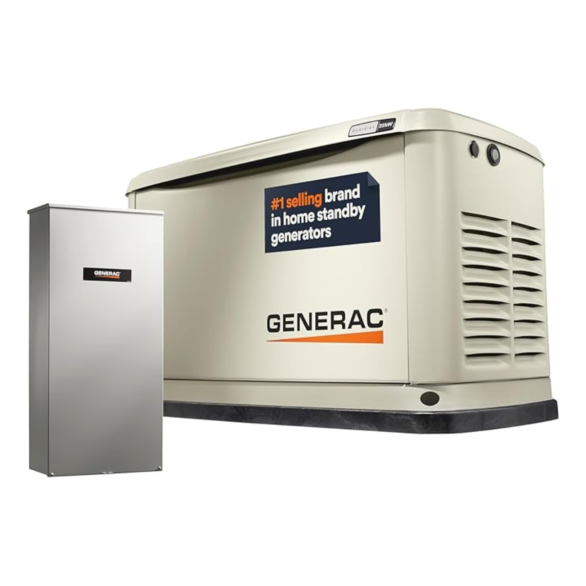 khriz-product-40-image-1 Guardian Series 22 kW/19.5 kW Air Cooled Home Standby Generator with Wi-Fi and Whole Home 200 Amp Transfer Switch - Image 1