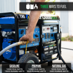 DuroMax XP13000HXT 13,000 Watt Electric Start Tri-Fuel Portable Generator w/ CO Alert - Image 4
